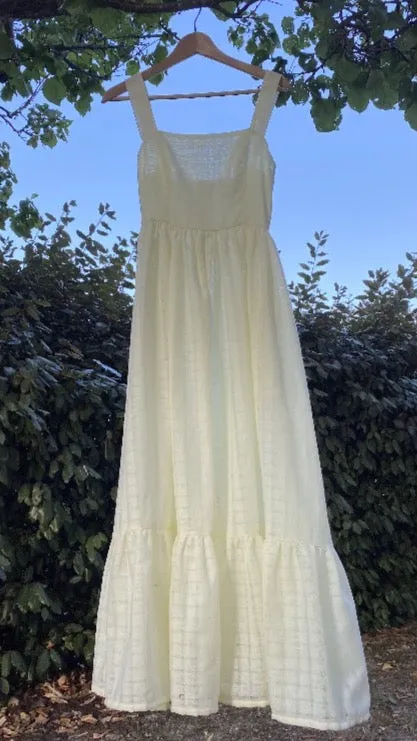 Juliette Dress In Blé Cotton Voile (Pre-Order, Ships April 15)