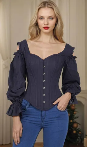 Kailani Cold Shoulder Cotton Corset