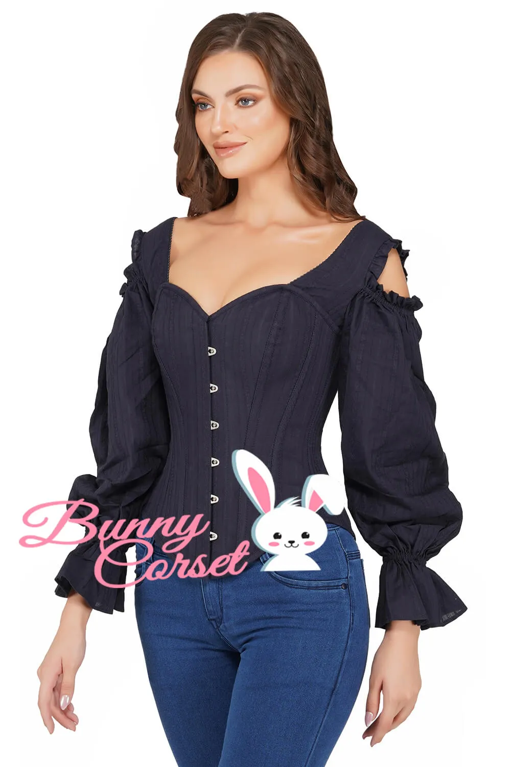 Kailani Cold Shoulder Cotton Corset