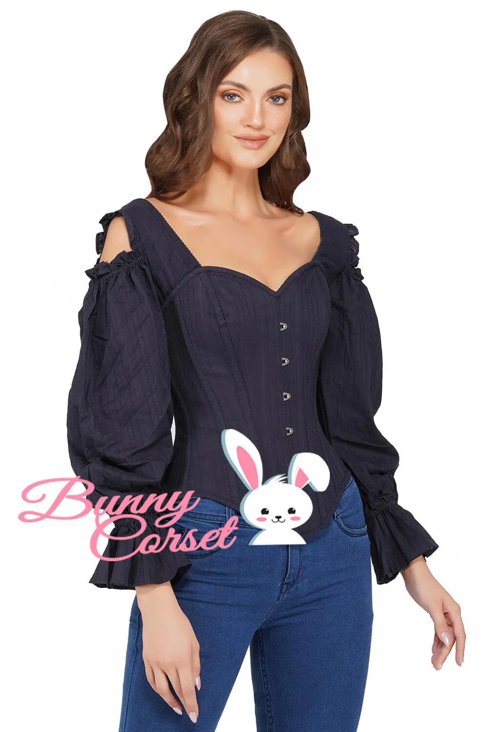 Kailani Cold Shoulder Cotton Corset
