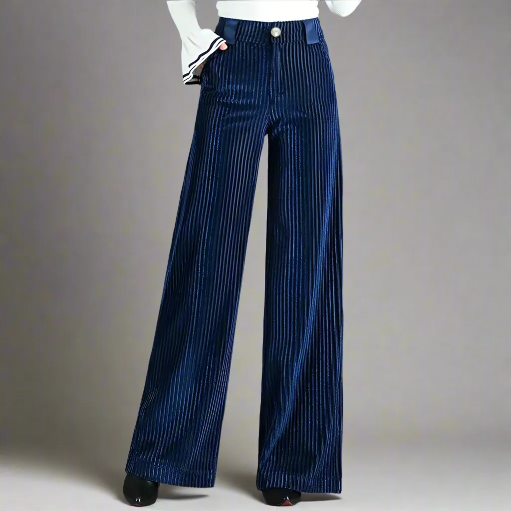 KATRINA I High-waisted corduroy pants