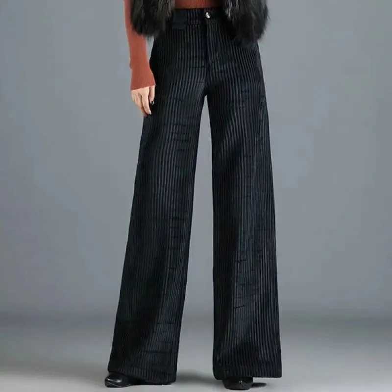 KATRINA I High-waisted corduroy pants