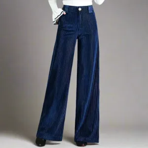 KATRINA I High-waisted corduroy pants