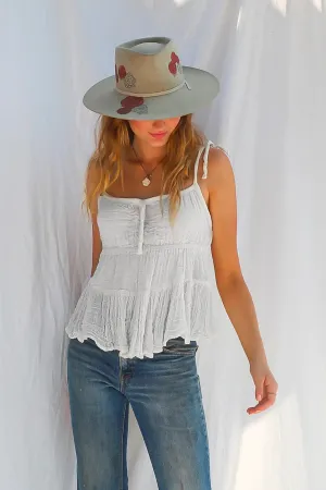 Kearny Top - White Gauze