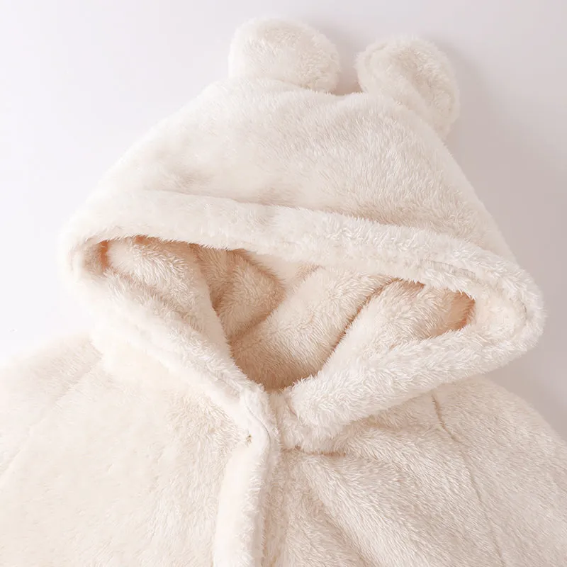 Korean Fashion Bear Hooded Pajamas