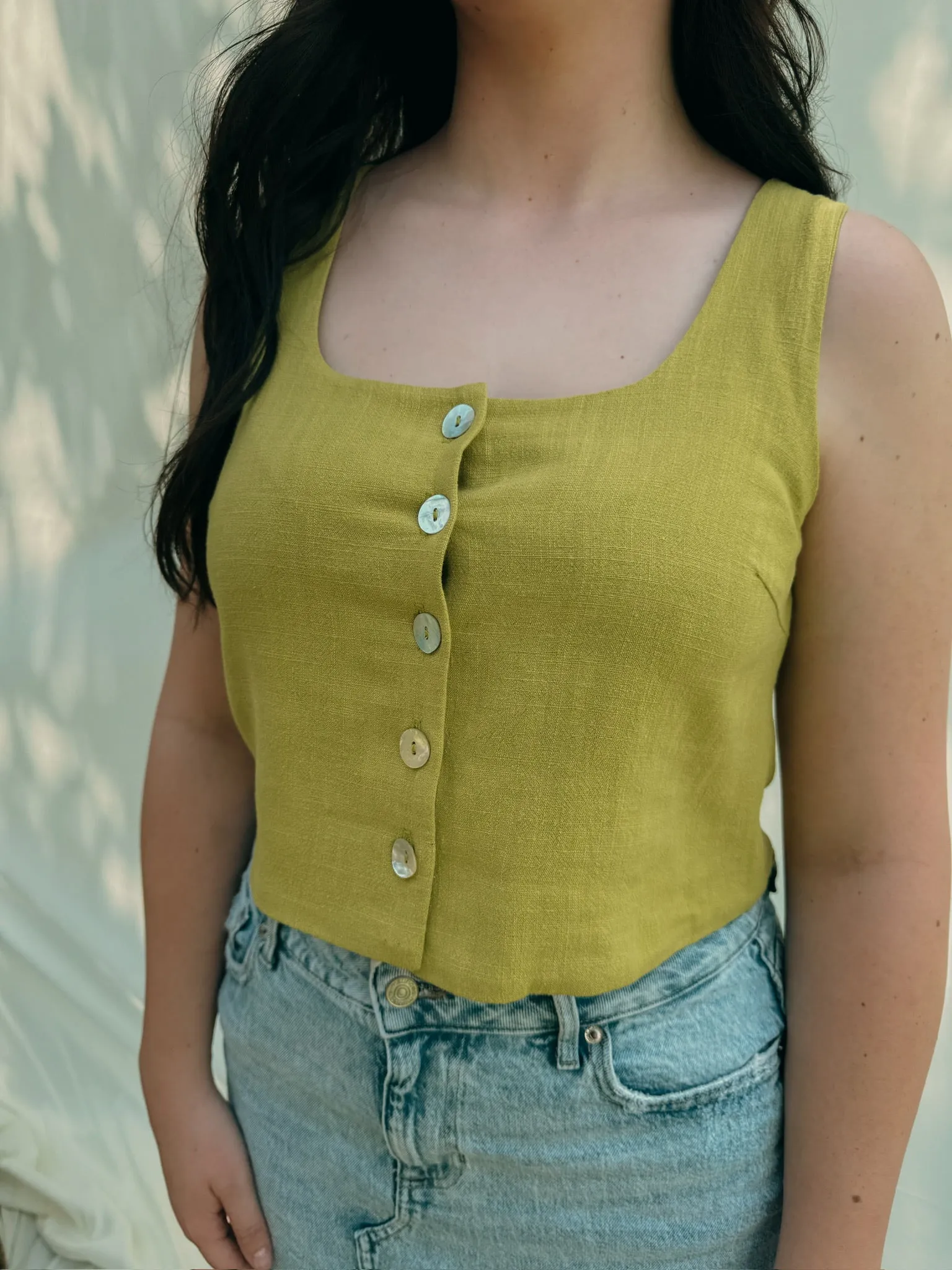 Kylie Linen Vest