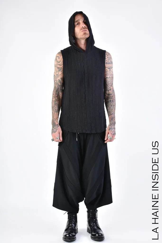 La Haine Inside Us Regular Gauze Linen Cotton Tank Top