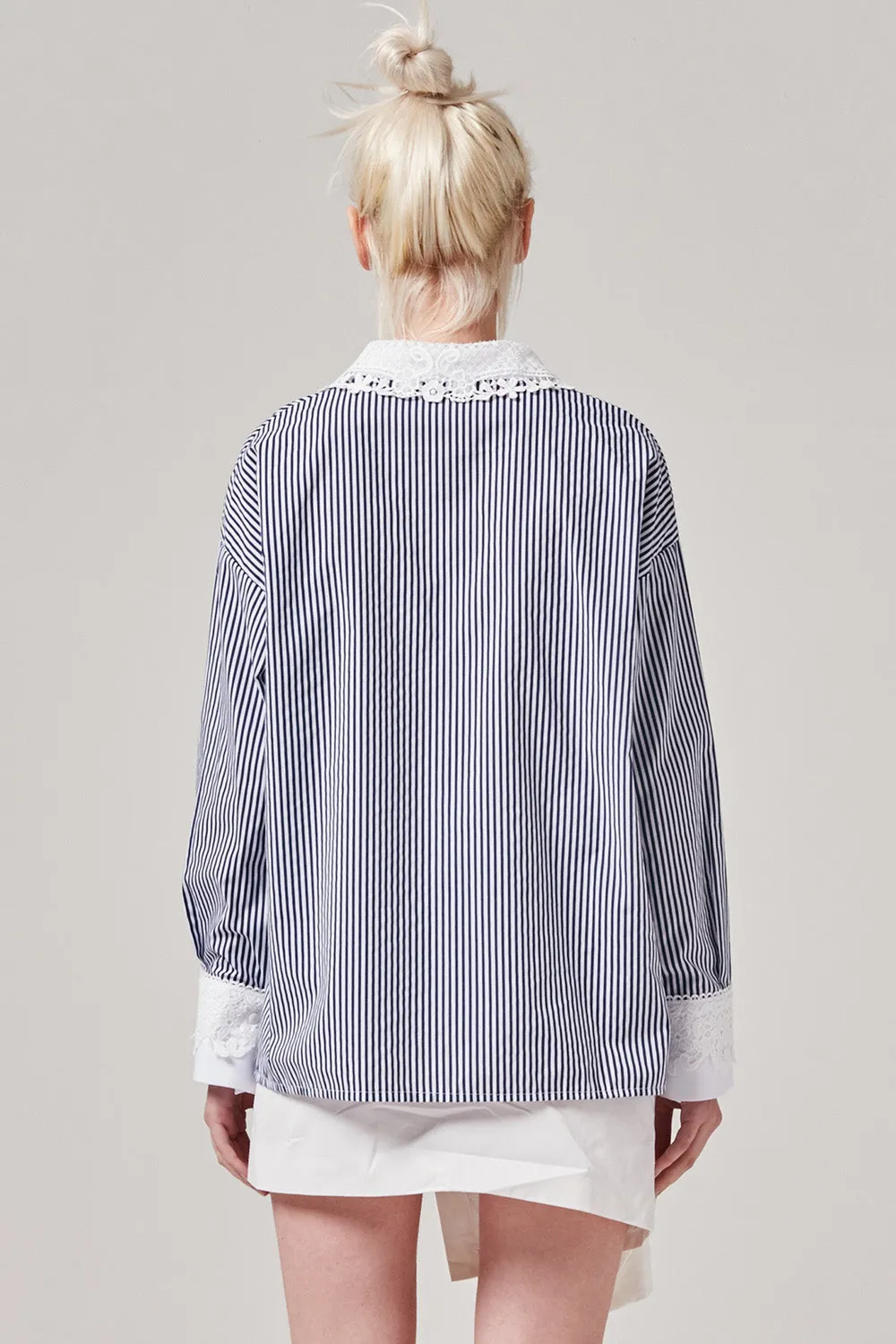 Lace Collar Shirt