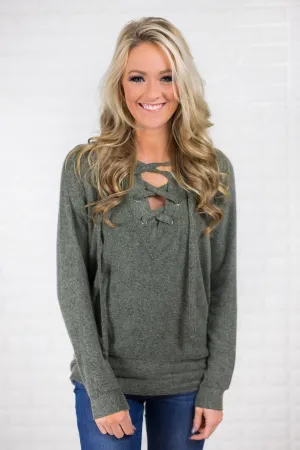Laces Out Sweater
