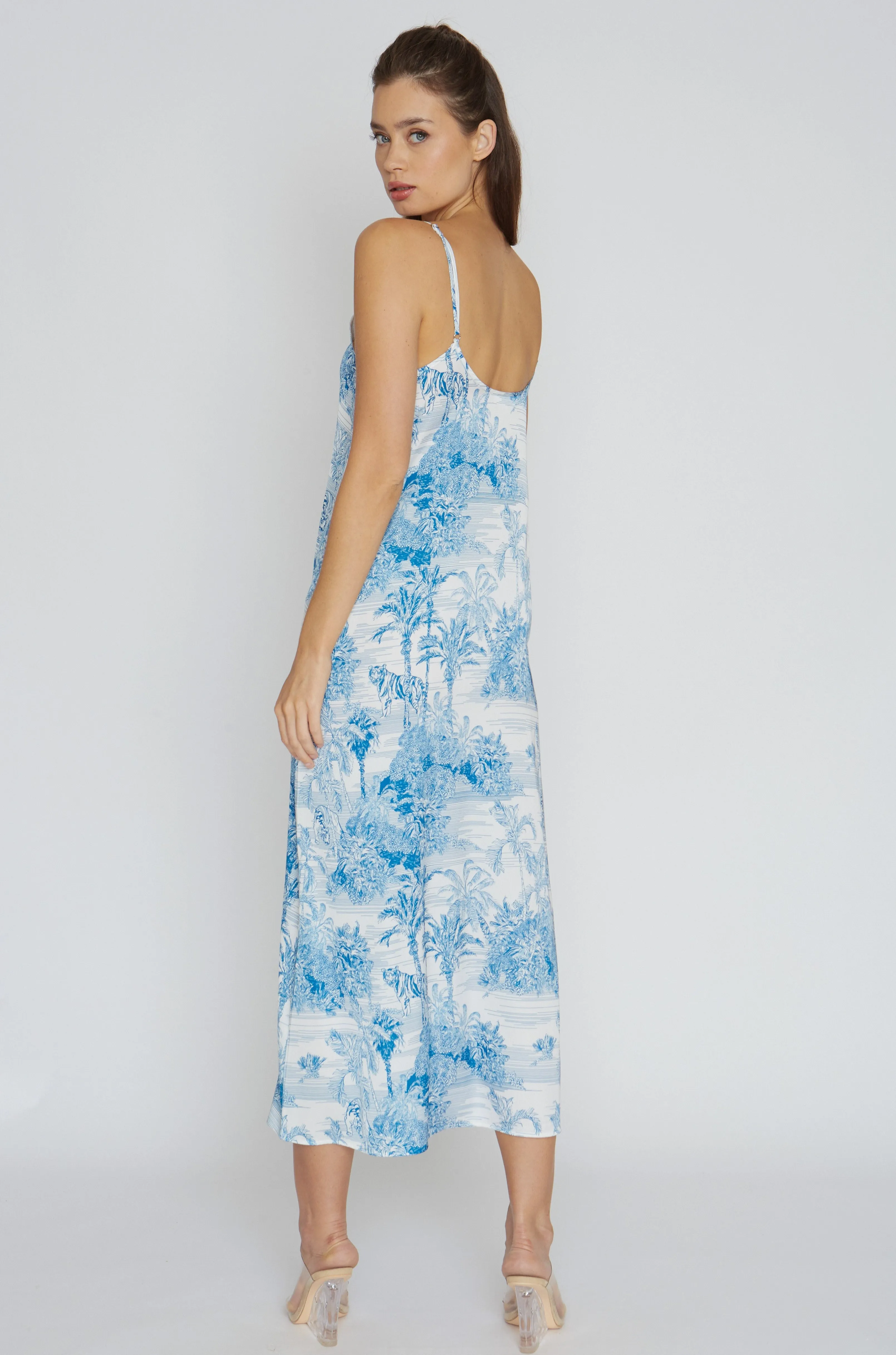 Landscape Blue Long Chemise