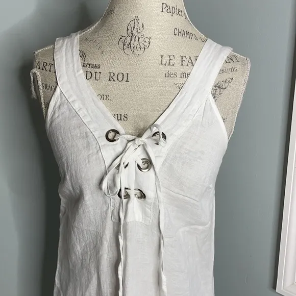Laura Gotti Italian linen cover up NWOT