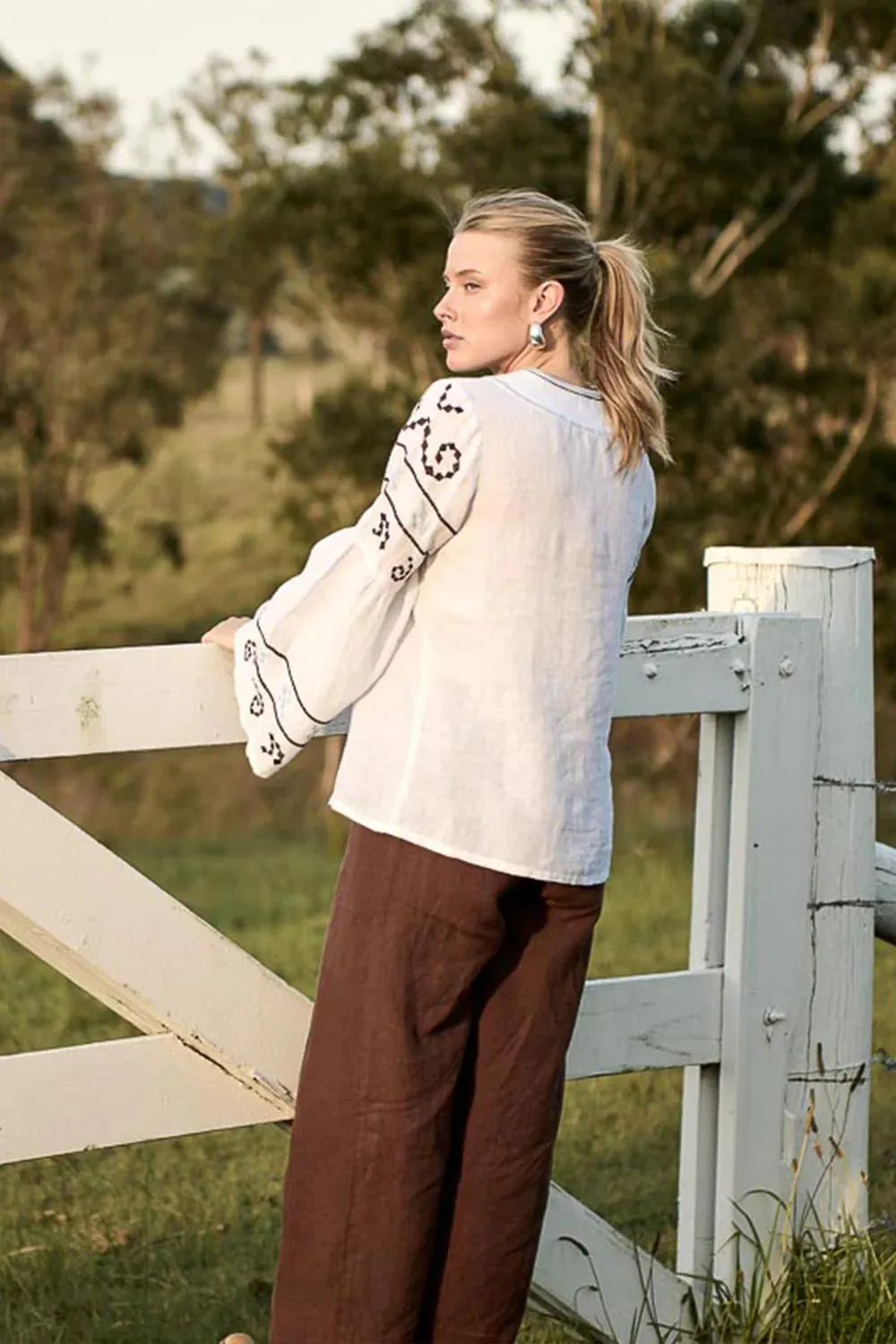 Lavett Linen Blouse