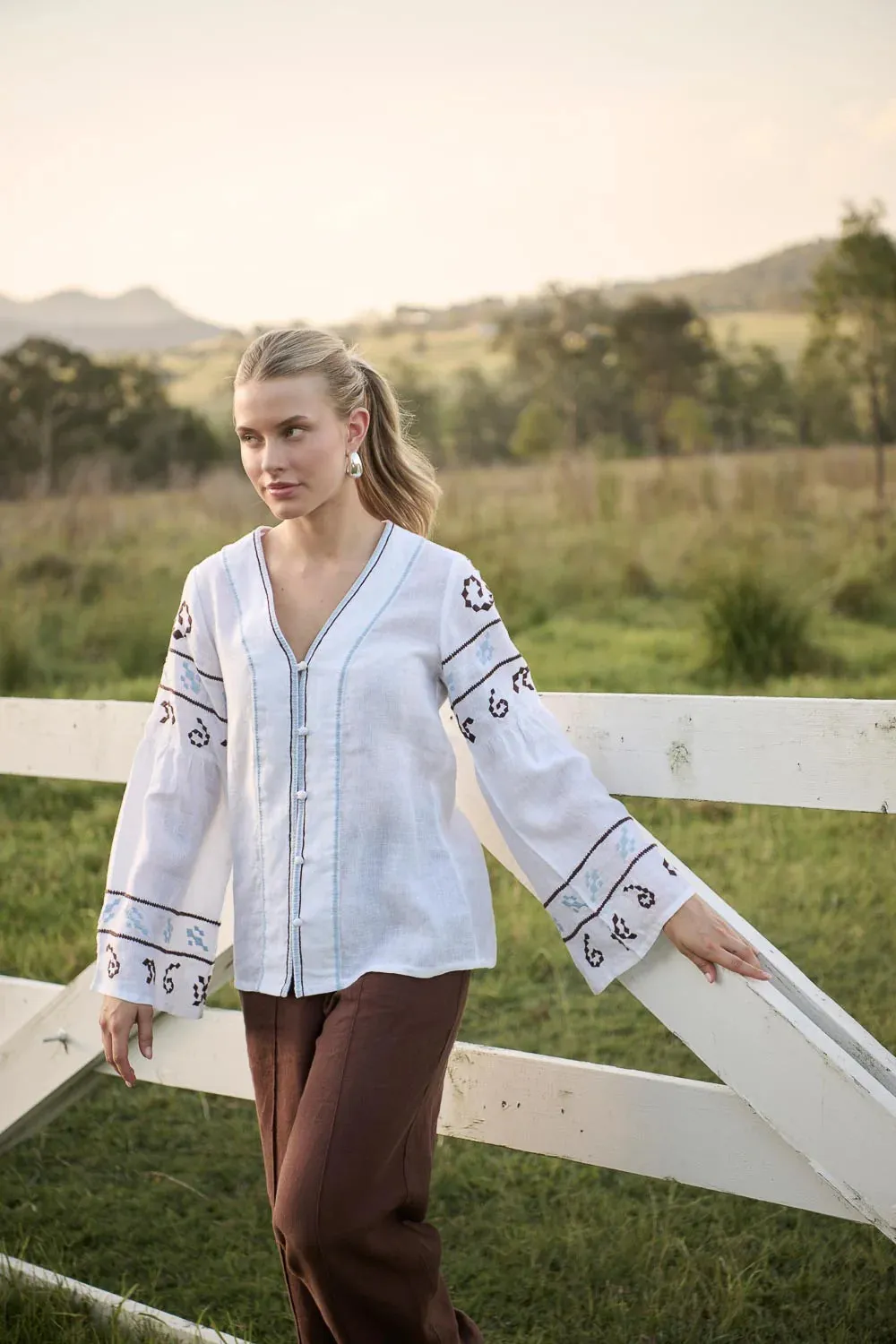 Lavett Linen Blouse