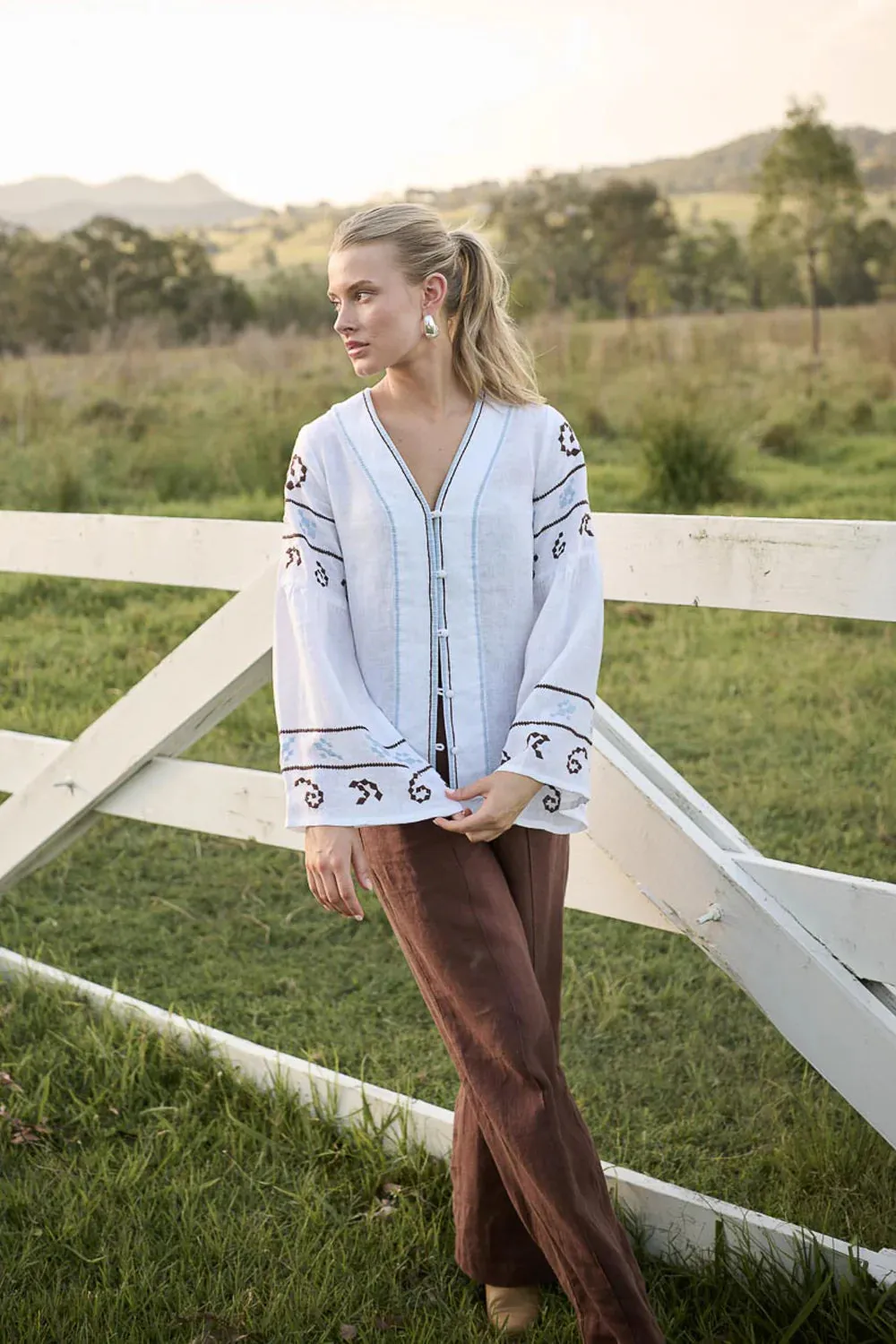 Lavett Linen Blouse