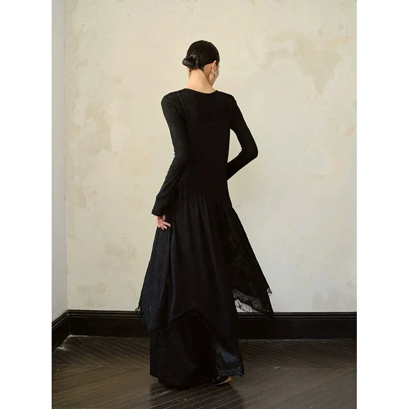 Layered Suspender Dress