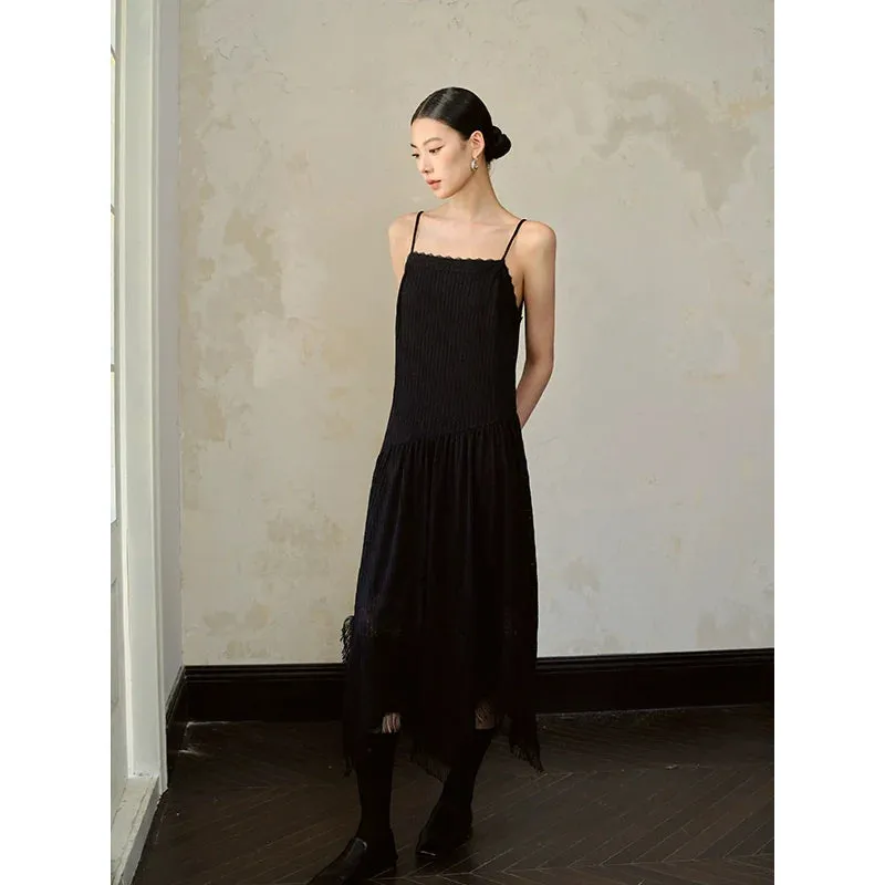 Layered Suspender Dress