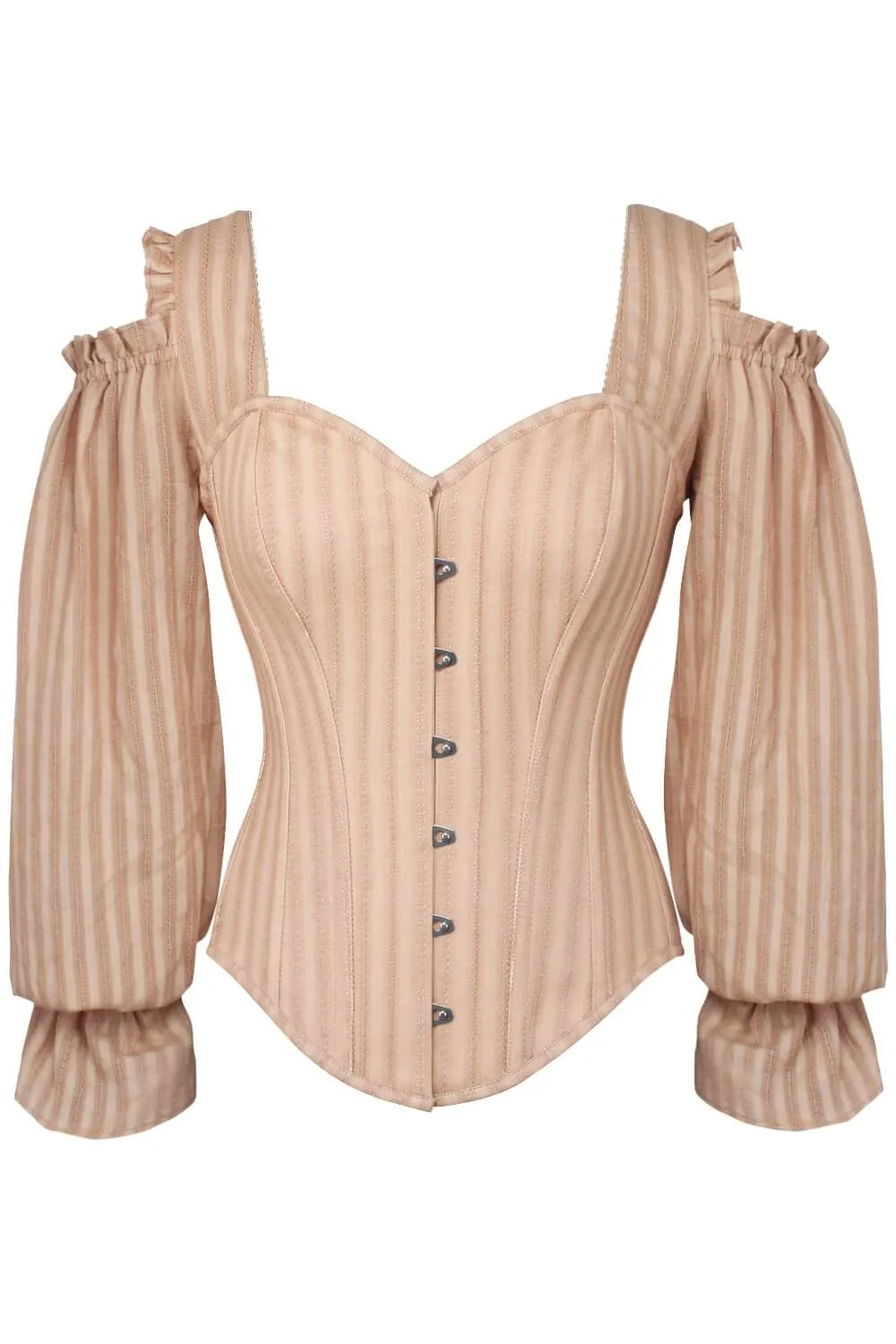 Lena Bespoke Overbust Cotton Corset