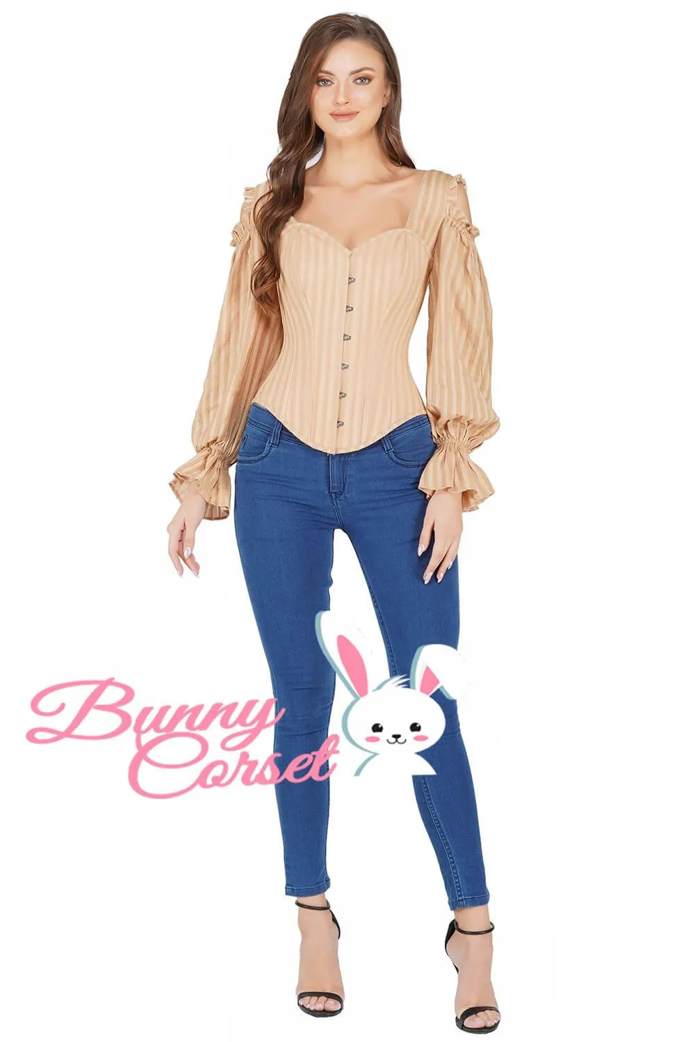 Lena Bespoke Overbust Cotton Corset