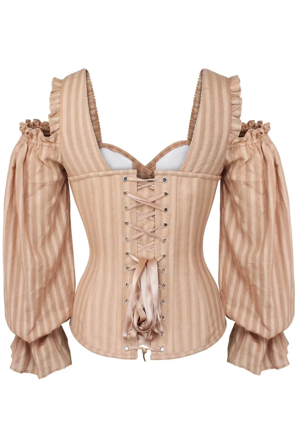 Lena Bespoke Overbust Cotton Corset