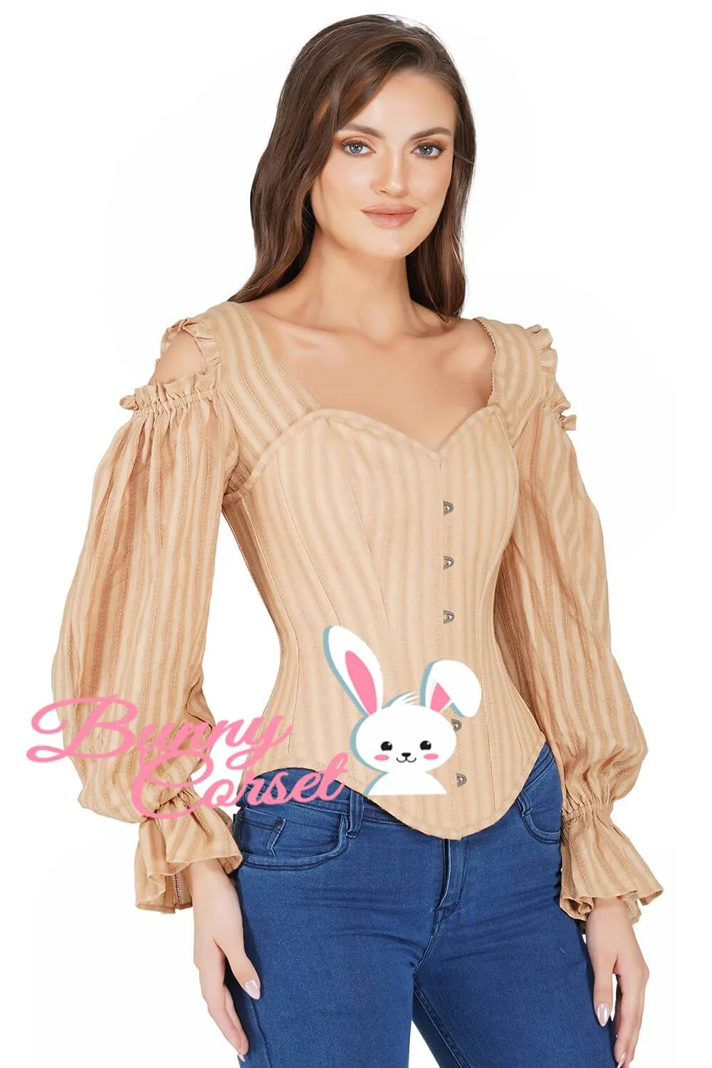 Lena Bespoke Overbust Cotton Corset