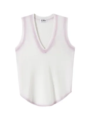Leslie Women's Tank with Spray Painted Trim
