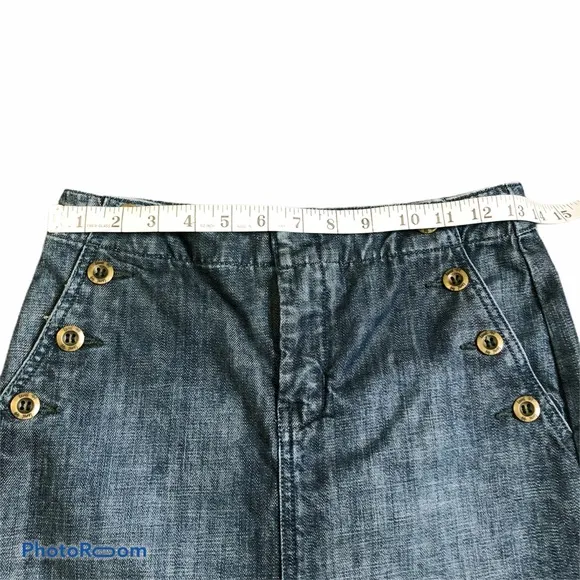 Level 99 Denim Pencil Skirt