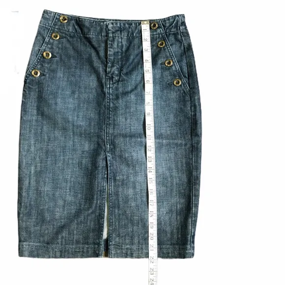 Level 99 Denim Pencil Skirt