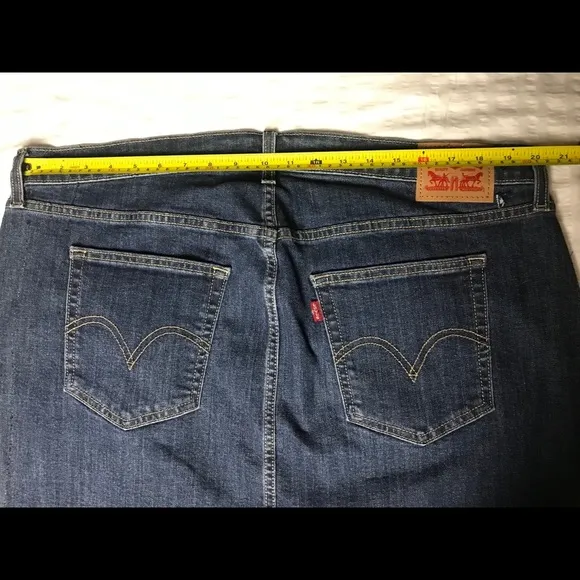 LEVI’S Jean Mini Skirt Cut Off Sample Prototype 18