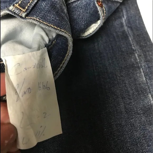 LEVI’S Jean Mini Skirt Cut Off Sample Prototype 18