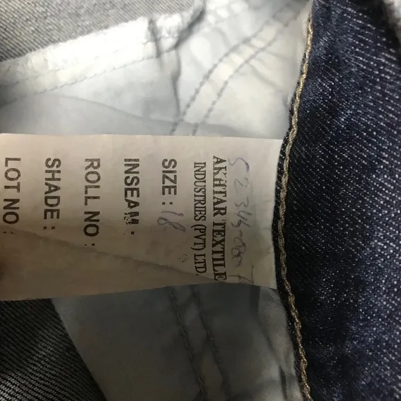 LEVI’S Jean Mini Skirt Cut Off Sample Prototype 18