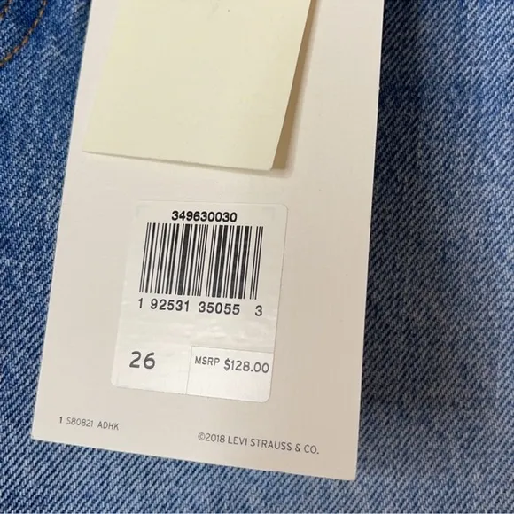 Levi’s Premium Deconstructed Denim Mini Skirt Diamond in the Rough Size 26 / 2
