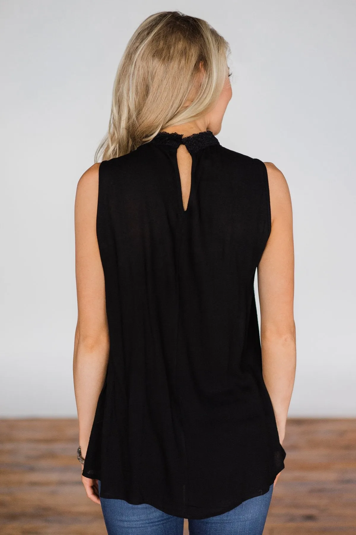 Like I Loved You Tank Top - Black
