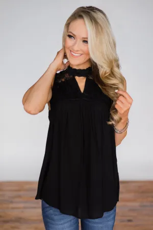 Like I Loved You Tank Top - Black