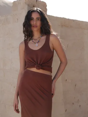 Linen Knit Tank Top