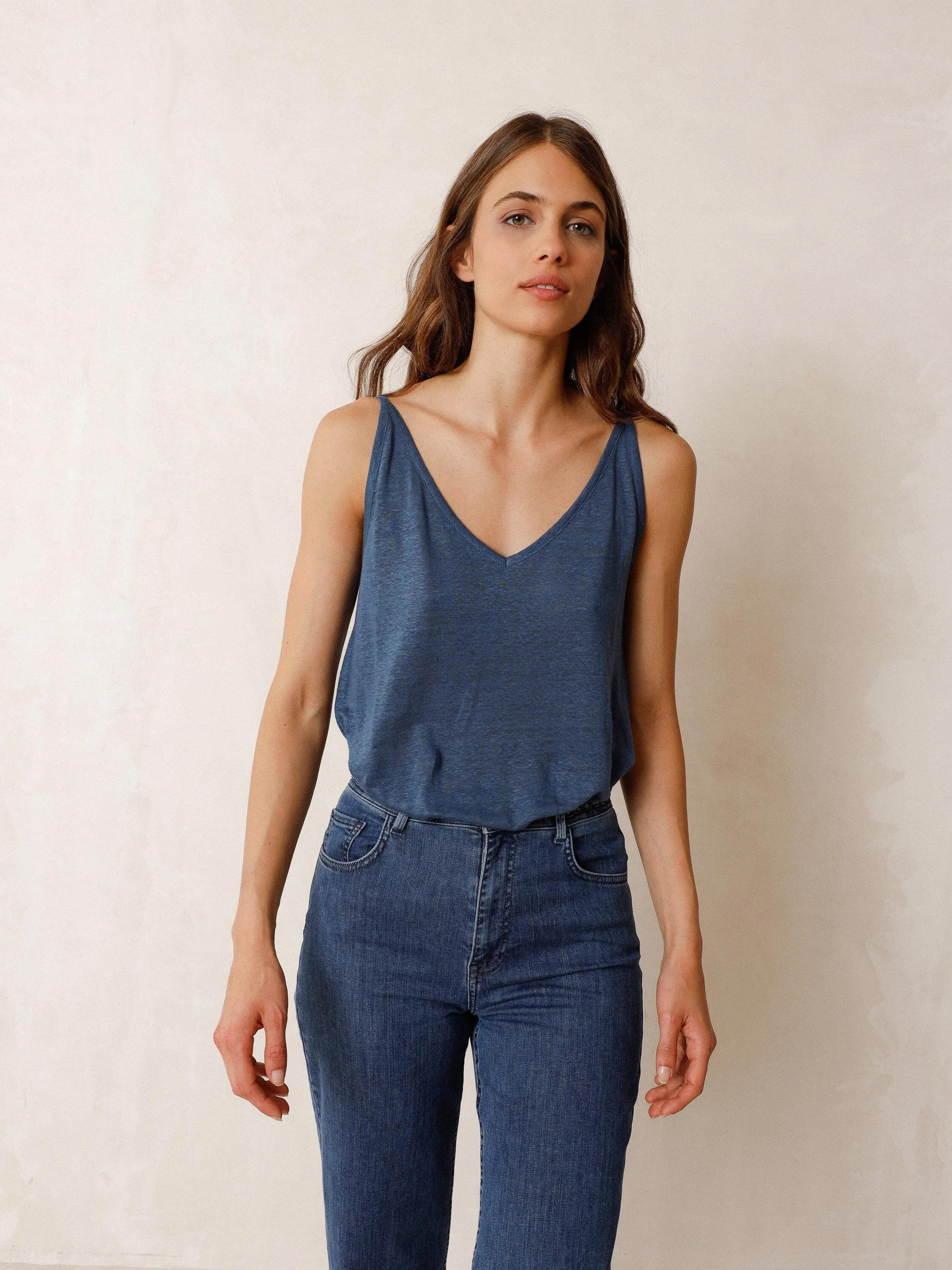 LINEN TANK TOP