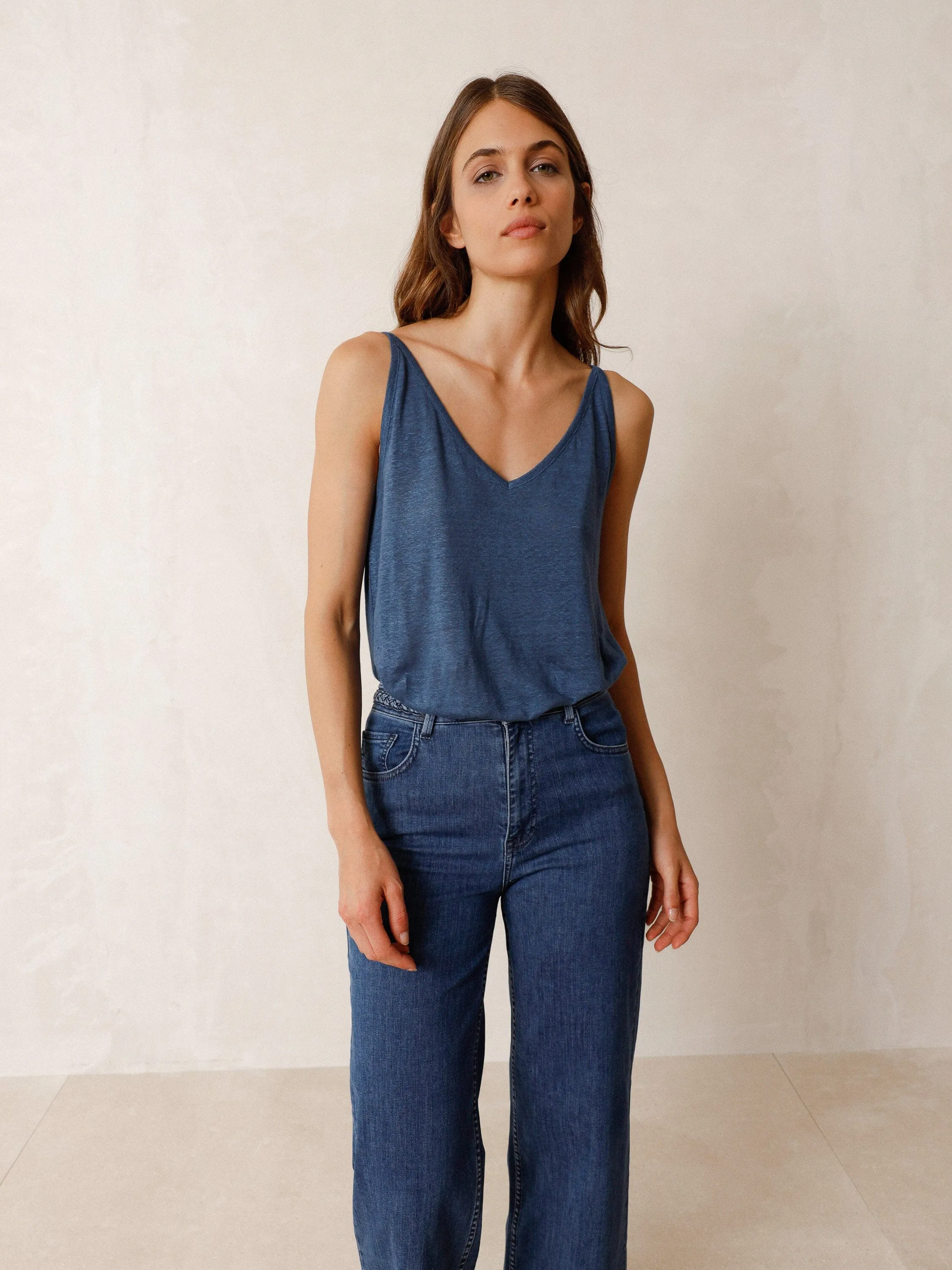 LINEN TANK TOP