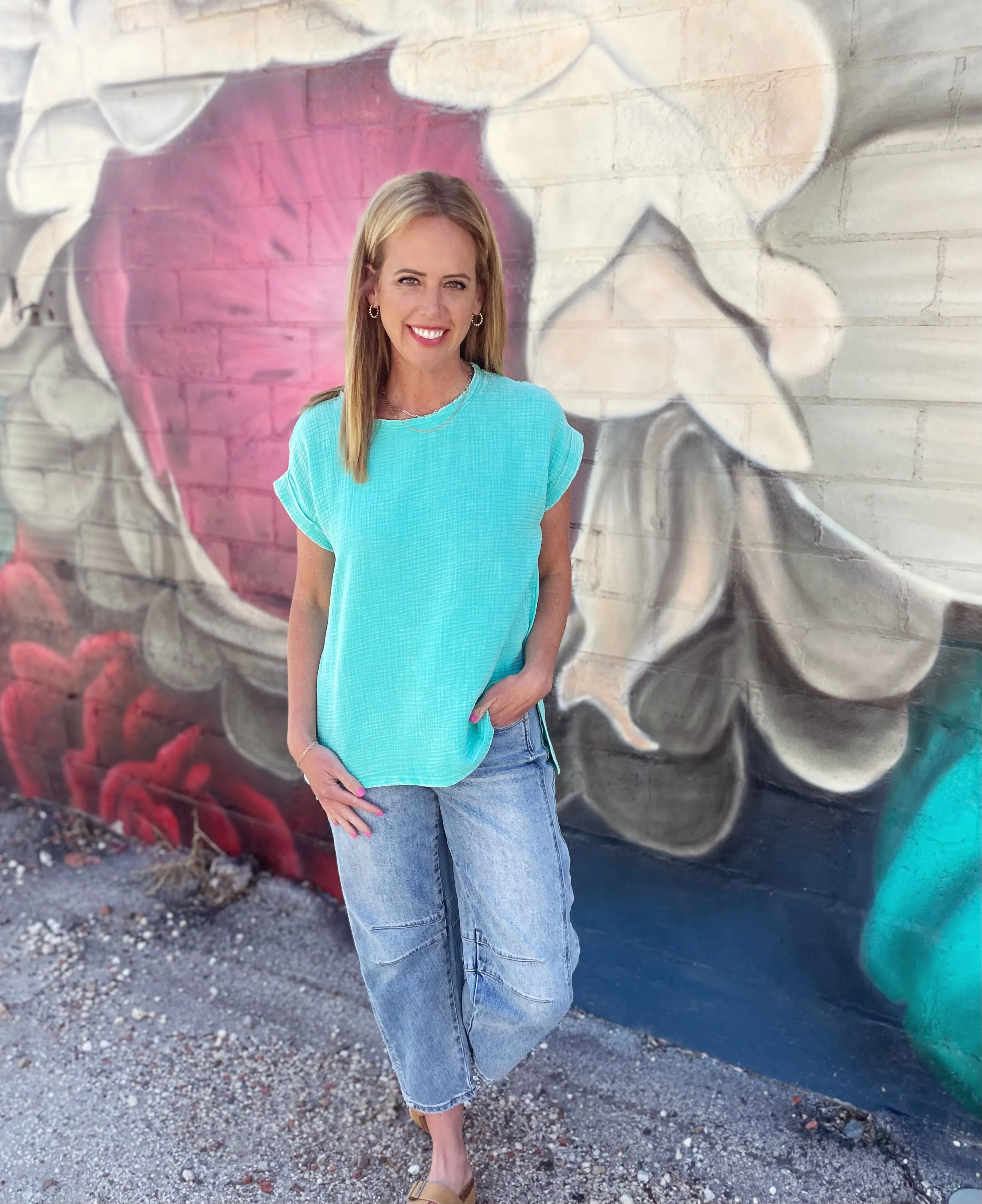 Liv Top- Mint