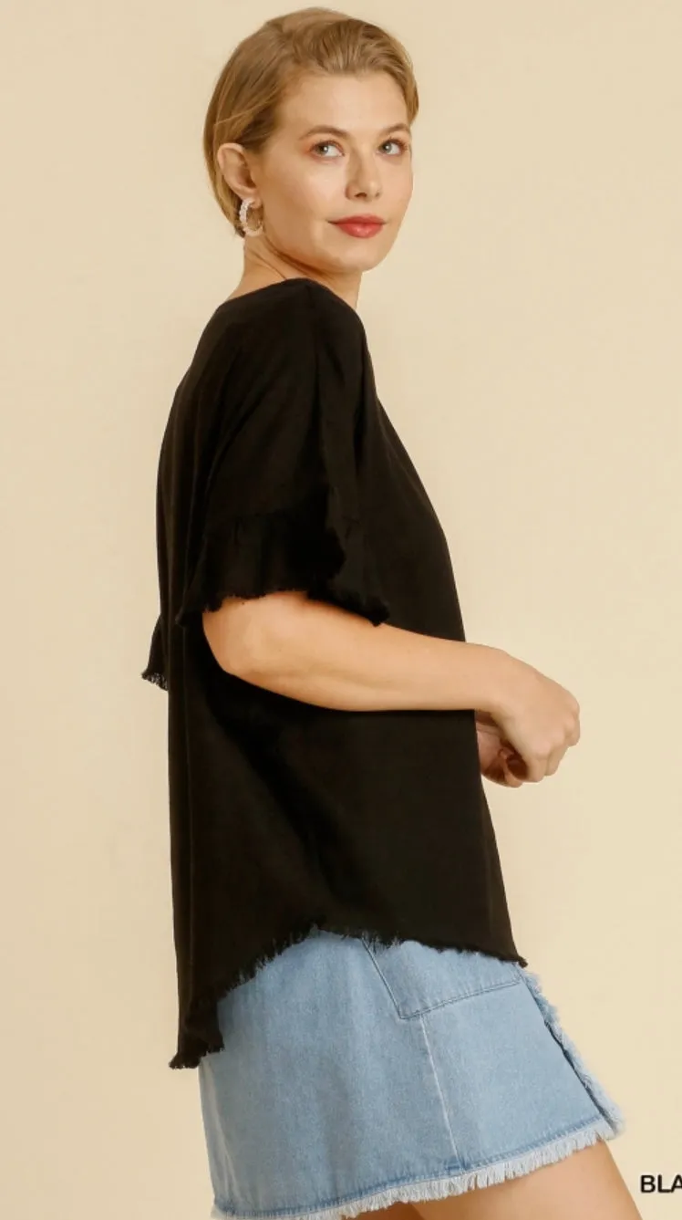 Lovely Looks Linen Top-3 Colors Available