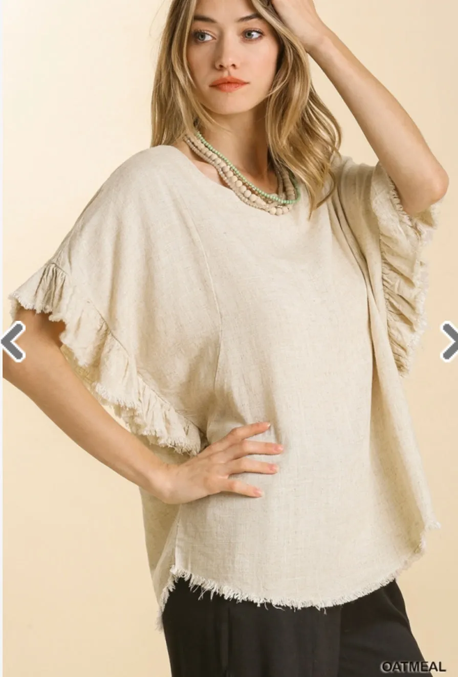 Lovely Looks Linen Top-3 Colors Available