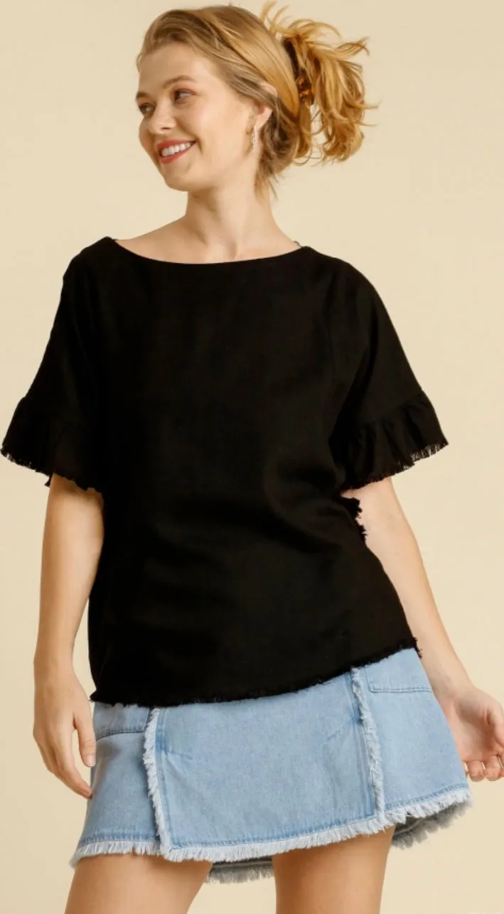 Lovely Looks Linen Top-3 Colors Available