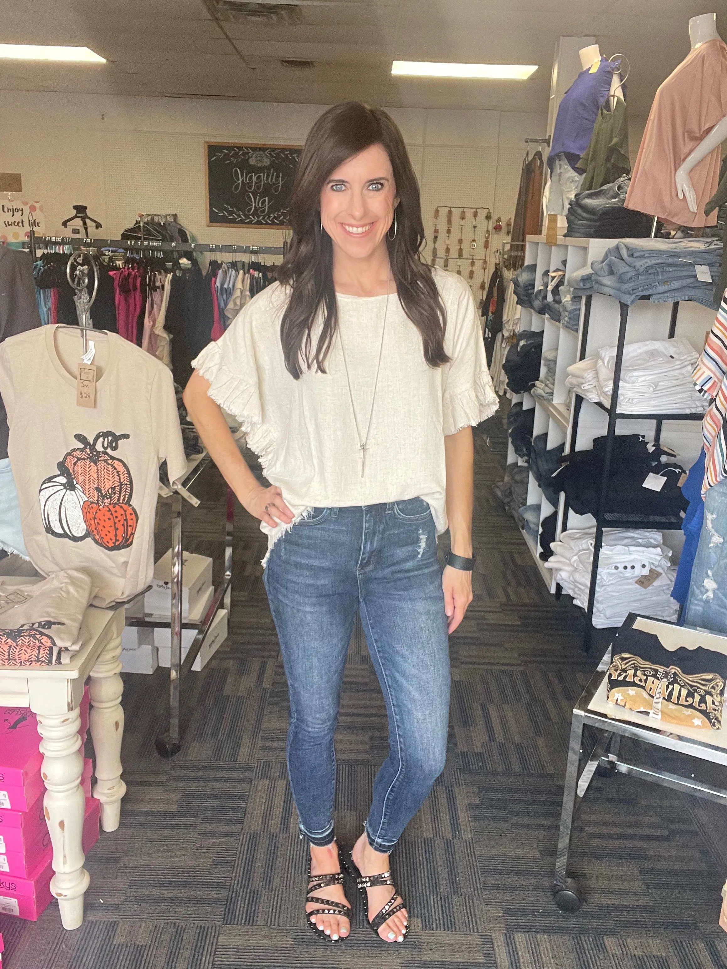 Lovely Looks Linen Top-3 Colors Available