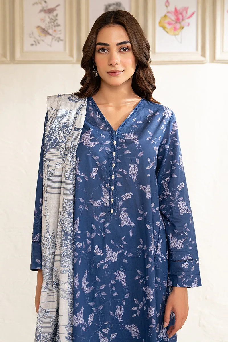 LUSH DAWN-3PC (SHIRT, TROUSER & DUPATTA)