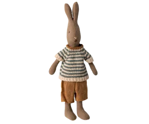 maileg rabbit size 1 brown shirt and shorts