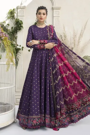 Maria B Festive Frock in Blue Color #Y6161