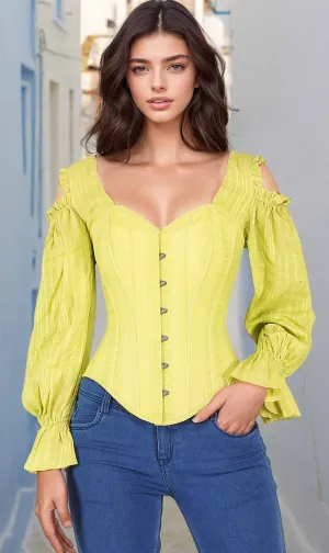 Mariana Cold Shoulder Cotton Corset