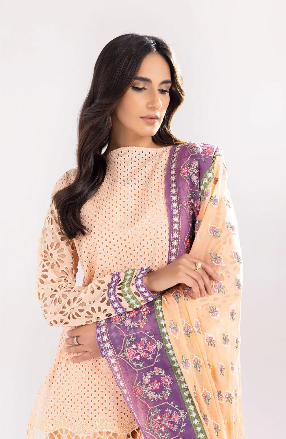 MARYUM & MARIA | Premium Lawn'24 | Roheen MS24-588