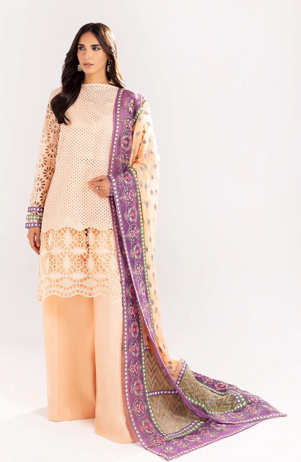 MARYUM & MARIA | Premium Lawn'24 | Roheen MS24-588