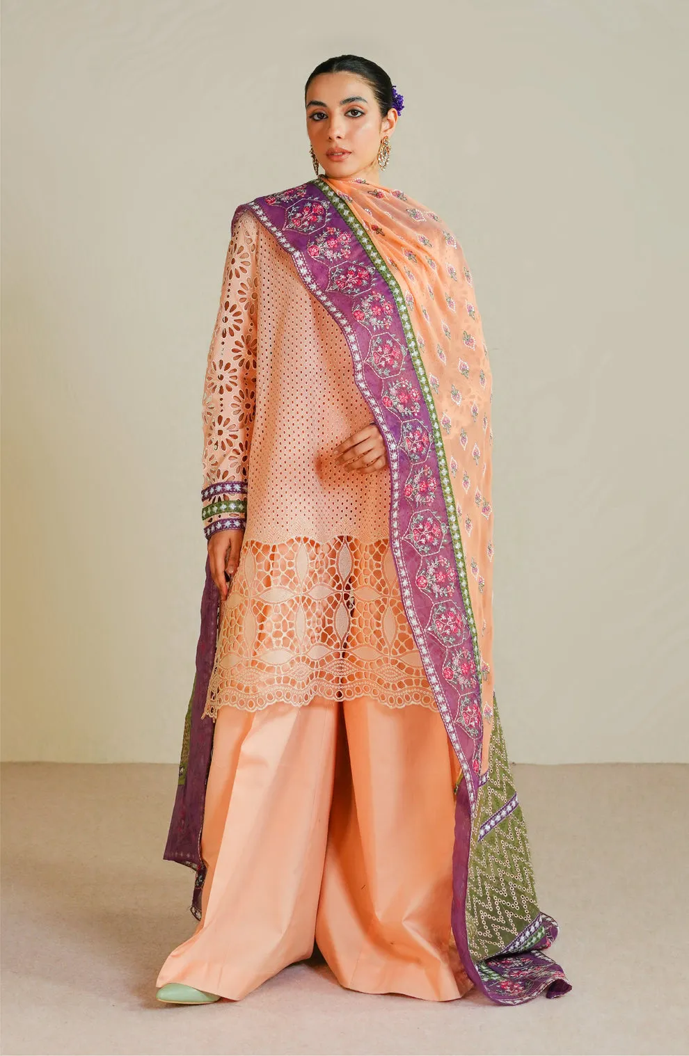 MARYUM & MARIA | Premium Lawn'24 | Roheen MS24-588