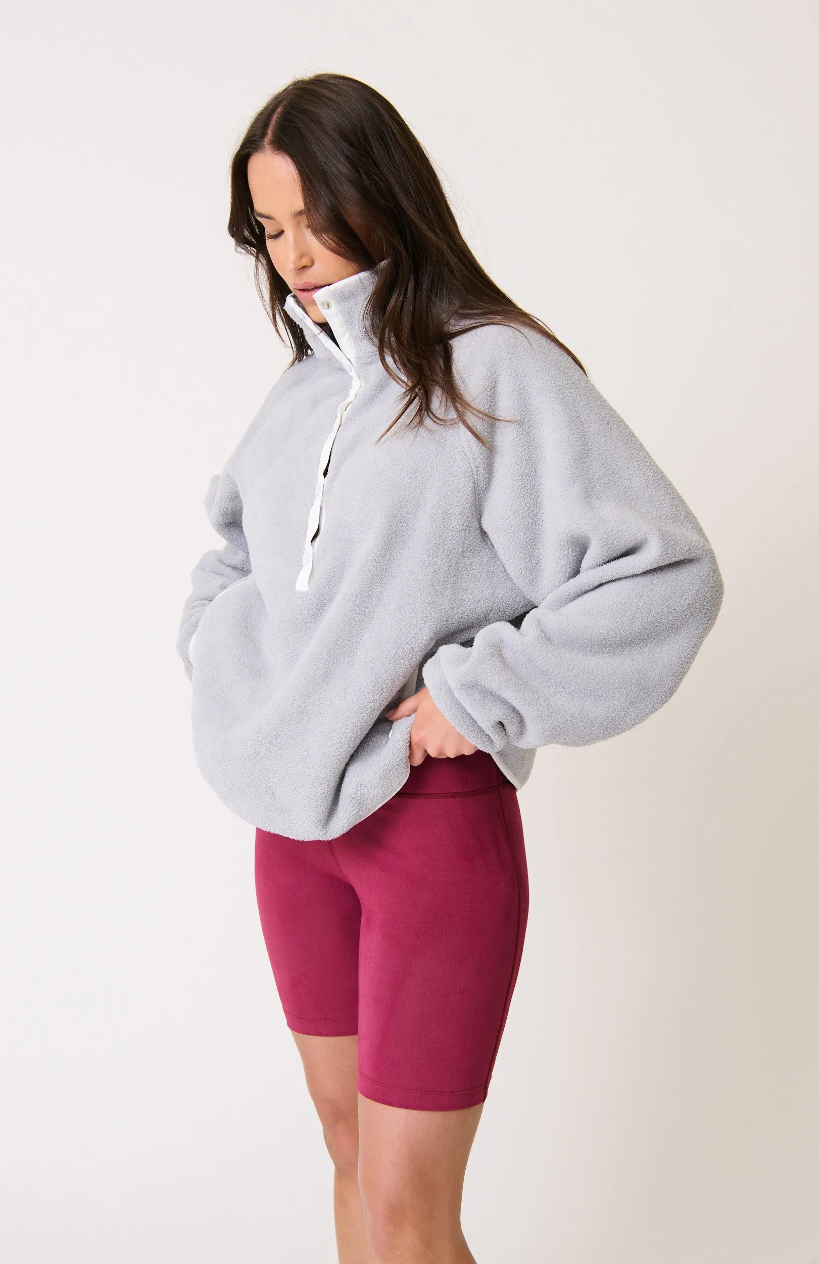 MATTIE PULLOVER || GREY/WHITE