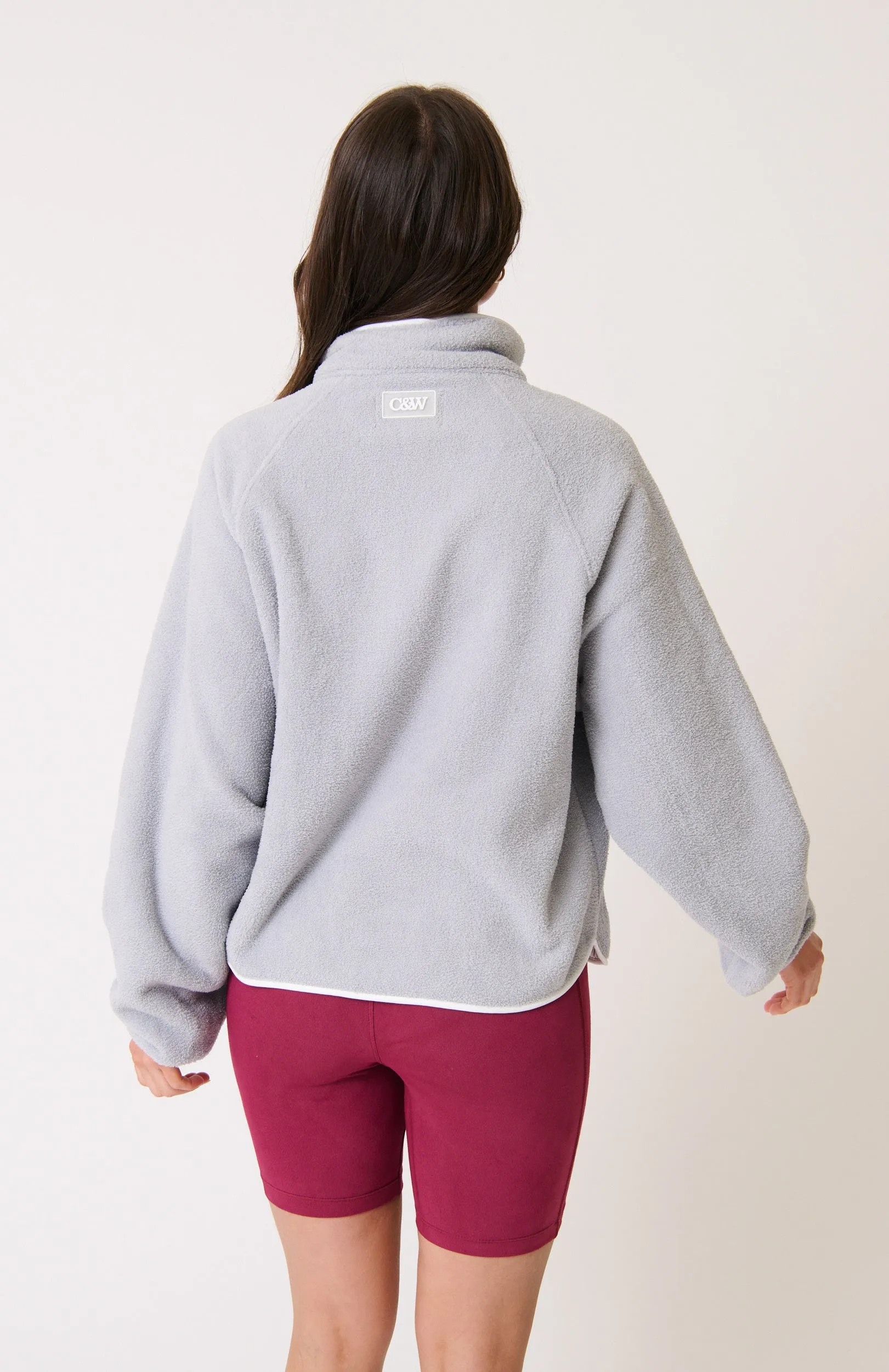 MATTIE PULLOVER || GREY/WHITE